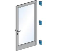 Paumelle à clamer - porte alu - blanc - 5500Ai - par 20 - Velox Top FAPIM