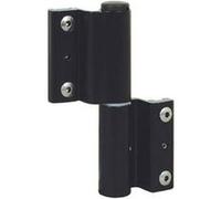 Paumelle à clamer Venice FAPIM pour porte-fenêtre - noir 9005 - gorge 10x14.5 - 5601B-37 Noir G