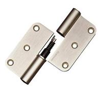 Paumelle à ressort close longueur 80mm hauteur 80mm gauche - ARGENTA - 10001013