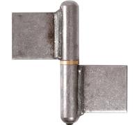 Paumelle à souder - 120 mm - Noeud plat - Clemenson