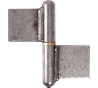 Faure Paumelle de grille TORBEL lame au centre acier H.60 Ø30 mm GSNR060