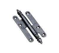 Paumelle à vase rustique 140x55mm droite acier poli - - 3ARD1451