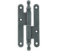 Paumelle à vase rustique 140x55mm droite acier poli - BROS - 16ARD1451