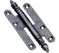 Paumelle à vase rustique 140x55mm droite acier poli - BROS - 3ARD1451 Blanc G