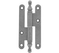 Paumelle à vase rustique 140x55mm gauche acier poli - BROS - 16ARG1451