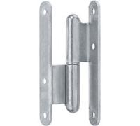 Paumelle acier pour meuble HETTICH, L.110 x l.44 mm