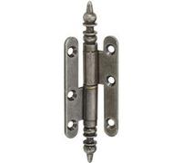 Paumelle acier pour meuble, L.80 x l.45 mm