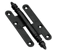 Paumelle - BROS - 3ARD145B - Rustique - 140x55 mm - Acier noir
