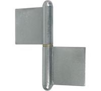 Paumelle de grille 80mm lame au centre acier brut - JARDINIER MASSARD - J535150-1 Blanc G