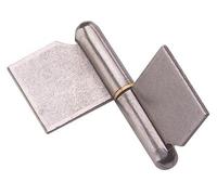 Paumelle de grille à souder MONIN - Forte lame dans l'axe - Acier décapé - 140x108 mm - 6400-643060