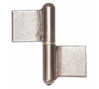 Paumelle de grille à souder - n uds ronds - lames symétriques - 120 mm FAURE