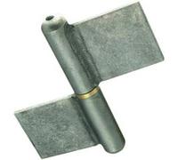 Paumelle de grille lame au centre acier TORBEL - H.80 Ø40 mm - GSNR080 G