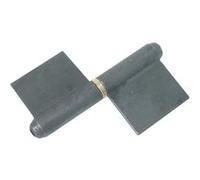 Paumelle de grille nœud rond lame au centre 80mm - FAURE ET FILS - GPS08BLCT
