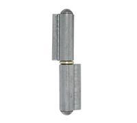 Paumelle de grille roulée lame courte 80x7 TORBEL - Bague laiton - GRLC080