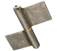 Paumelle de grille lame au centre acier TORBEL - H.140 Ø70 mm - GSNR140