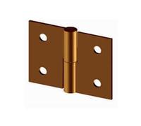 Paumelle de meuble droite 40x50mm epaisseur 2mm - MONIN - 434220