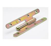 Paumelle droite Acier Pour Fenêtre Hettich, L.110x55mm G