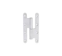 Paumelle en acier inoxydable - 140x70x3 mm bout rond et noeud plat - Gauche - LTPML140X70-304G