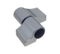 Paumelle en applique pour porte d'entrée type loira plus axe de rotation à 20 mm entraxe 67 mm sans fixation blanc 9010 - fapim benelux - blanc ral