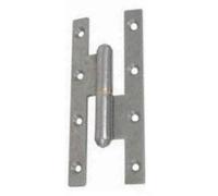 Paumelle FF renforcée noeud rond 140x55mm brut droite - - FR14055CD0