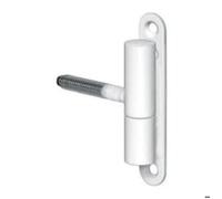 Paumelle fiche Ø13mm hauteur 83mm finition époxy blanc - MONIN - 654020