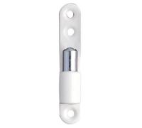 Paumelle fiche P50 mâle Ø15mm platine 3 trous finition blanc - OTLAV - CGP50150P312