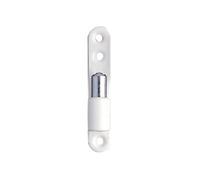 Paumelle fiche P50 mâle Ø15mm platine 3 trous finition blanc - OTLAV - CGP50150P312