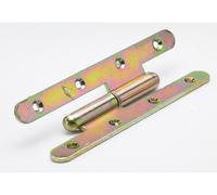 Paumelle gauche Acier Pour Fenêtre Hettich, L.95x45mm