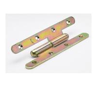 Paumelle gauche Acier Pour Fenêtre Hettich, L.80x45mm G