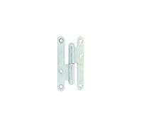 Paumelle menuiserie bois bouts ronds La loutre Sedan® Jardinier Massard - Gauche - Hauteur 110 mm - Largeur 60 mm