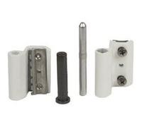 Paumelle Grip+ FAPIM avec axe en acier inox Ø7 mm - Blanc 9016 - 9800A-QX Inox G