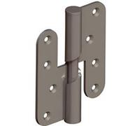 Paumelle hélicoïdale huisserie bois droite 100x86mm - MONIN - 635060