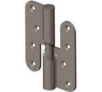 Paumelle hélicoïdale huisserie bois gauche 100x86mm - MONIN - 635070