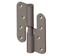 Paumelle hélicoïdale huisserie bois gauche 100x86mm - MONIN - 635070