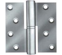 Paumelle inox BB807 90x90 gauche DIN R - BREUER&SCHMITZ - BB8079090G Noir G