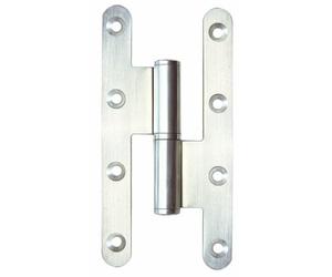 Paumelle inox - menuiserie bois - bouts ronds - 140 x 70 - gauche FAURE