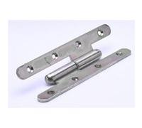 Paumelle inox pour meuble HETTICH, L.140 x l.55 mm Inox G