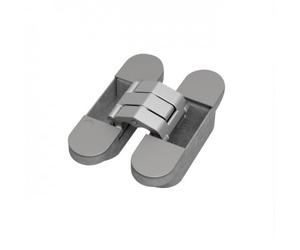 Paumelle invisible - portes lourdes - en aluminium - lot de 3 - Tyo -noir ARGENTA