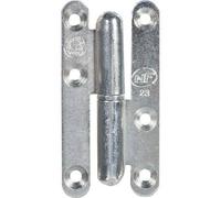 Paumelle lames à bouts ronds - 140 x 60 mm, Gauche