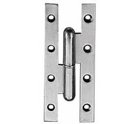 Paumelle menuiserie bois - bouts carrés - acier - 160x60 - droite TORBEL