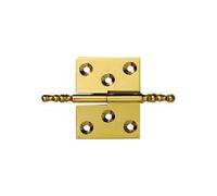 Paumelle meuble rustique laiton étiré n°4 QDCR - 40x50 droite - PO4150XRXS10