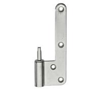 Lame mâle pour paumelle bois universelle forme en L finition droite acier zingué - MERMIER - M-789101