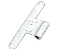 Paumelle - MONIN - Universelle - Lame femelle réversible - Inox - 130x43 mm, ép. 3 mm