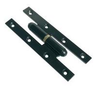 Paumelle picarde 220x80mm époxy gauche - FAURE ET FILS - PI228CGJ noir brillant