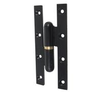 Paumelle Picarde BB 160x60mm epoxy noir gauche - - PI166CGJ