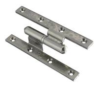 Paumelle Picarde coudée bouts carrés 160x80x100mm gauche brut - TORBEL - PCBLC168G0