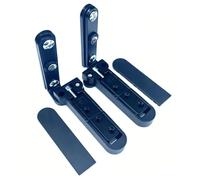 Paumelle pivotante 3D réglable cachée, charnière lourde pour porte en bois secrète, intérieur/extérieur, 1 paire