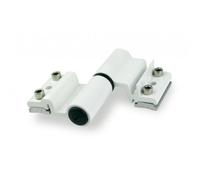 Paumelle porte lourde alu FAPIM - blanc ral 9010 - pour jeu de 17 - 5681/32