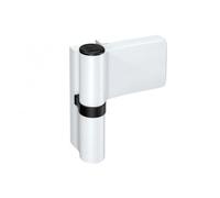 Paumelle pour menuiserie PVC - 120 kg - Blanc RAL 9016 - KT-NR6 HAHN