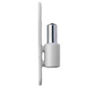 Paumelle PVC - OTLAV - P09 D13 - Male - Époxy blanc - Diamètre 13 mm